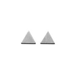 Triangle Studs // Silver 