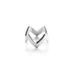 ZigZag Stacking Ring // Silver