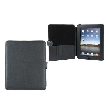 iPad Case w/ Leather Cover