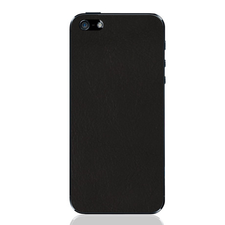 Black iPhone 5 Leather Back