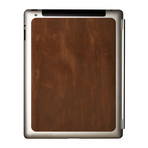 Auburn iPad 2/3 Partial Leather Back