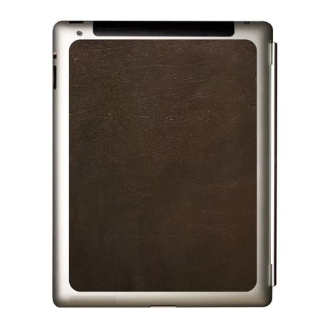 Espresso iPad 2/3 Partial Leather Back