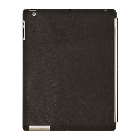 Black iPad 2/3 Leather Back
