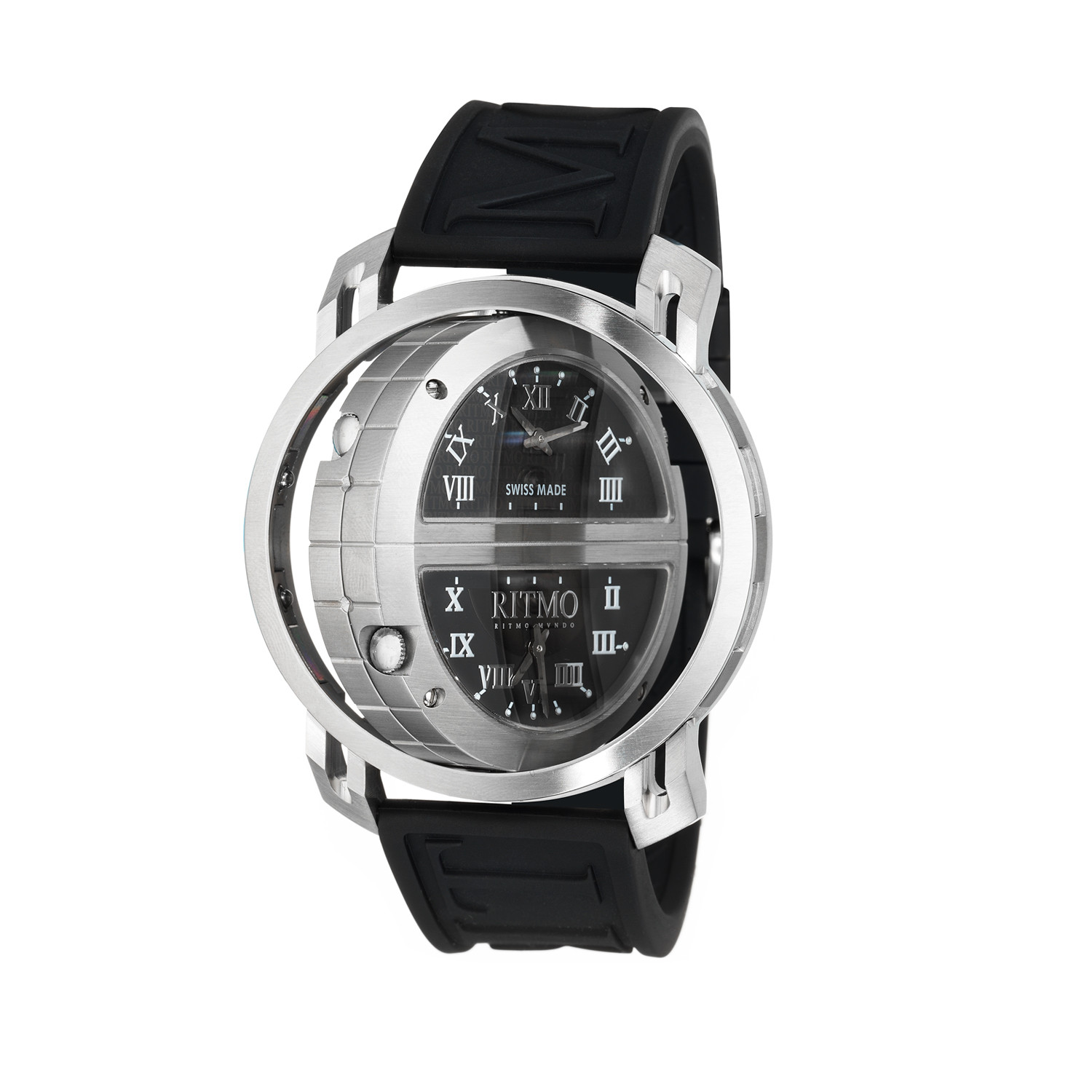 Persepolis Triple Time Quartz // Stainless Steel - Ritmo Mundo - Touch ...