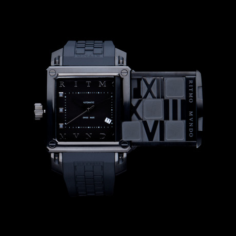 Small Puzzle Automatic // Stainless Steel & Black