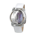 Persepolis Dual Time Quartz // White + Purple