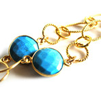 Turquoise Chain Earrings