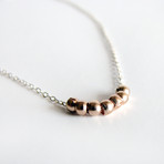 Rose Gold Bead Necklace