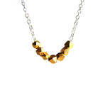 Lucky 7 Gold Nugget Necklace