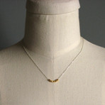 Lucky 7 Gold Nugget Necklace