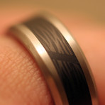 Titanium Carbon Ring (Size 6)