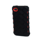 iPhone 4 Drop Series Case // Black & Red
