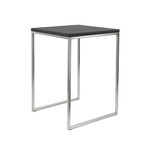 Black Canvas Console / / Large (tabletop covered with black canvas)