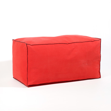 Duo Pouffe Otto / / Red (Design Marie Michielssen)