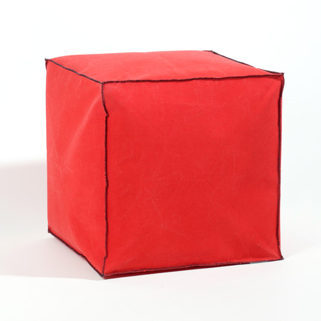 Pouffe Otto / / Red (Design Marie Michielssen)