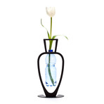 Primavera // Bottle Vase // Red (White)