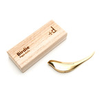 Birdie Paper Knife w/ Wooden Box // Gold