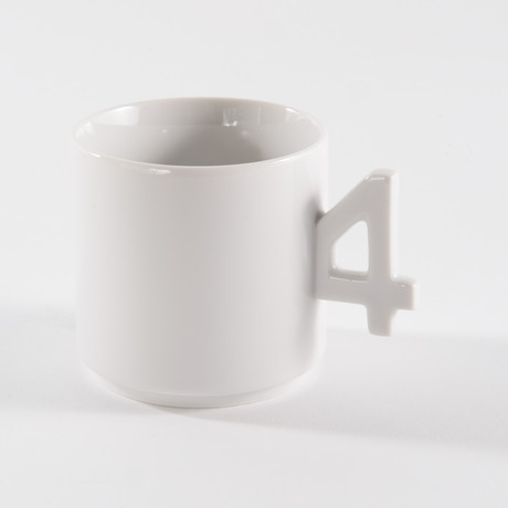 Number Mug // White (#0)