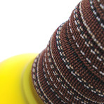 Floor Astrid Lamp (Green Lamp Shade, Green/Light Brown Cord)