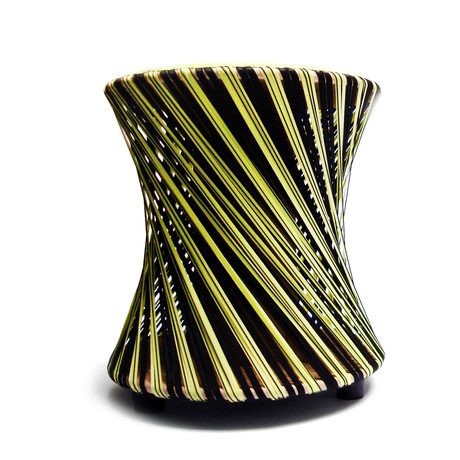 Momo Stool // Lime Green, Black, Apple Green Seat