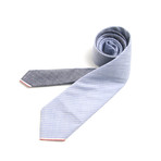 Selvedge French Mini Stripe & Selvedge Navy Chambray Necktie