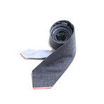 Selvedge French Navy Chambray & Selvedge Mini Stripe Necktie