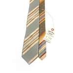 1940s Silk Multi Stripe Necktie