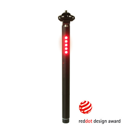Lightskin (LED Seatpost) // Black (27.2mm Light Diameter)