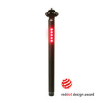 Lightskin (LED Seatpost) // Black (27.2mm Light Diameter)