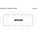 GAX Table (96"L x 36"W x 30"H)