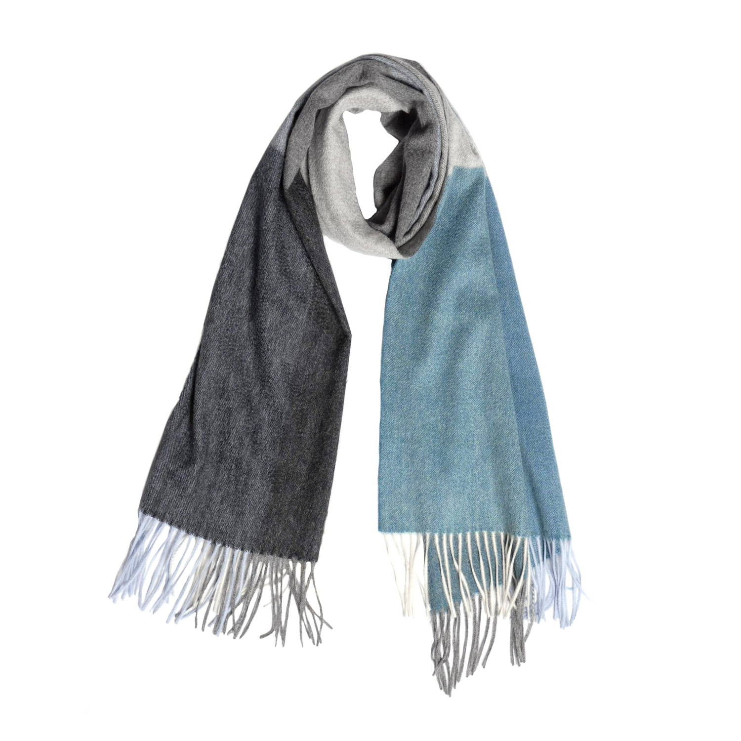 Buffalo Check Scarf // Teal - Qi Scarves - Touch of Modern