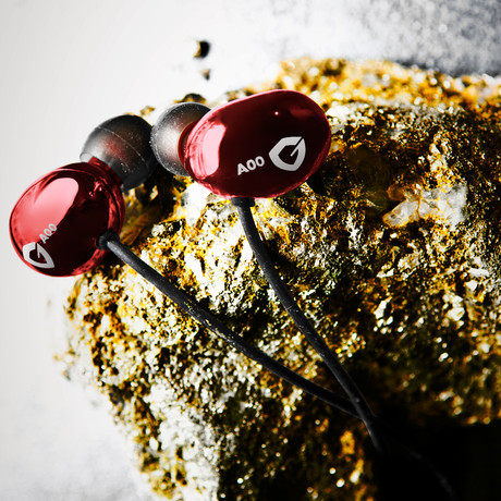 A00 Malleus In-Ear Headphones // Iron (Iron (red))