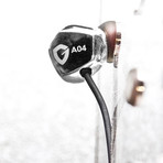 A04 Incus In-Ear Headphones // Silver