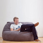 Jaxx Saxx 5' Bean Bag Chair (Charcoal)