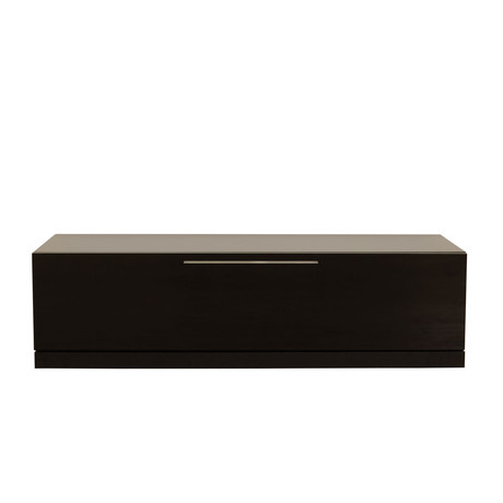 Prairie Single Bottom Module // Sliding Drawer (HIGH GLOSS BLACK / PURE BLACK / Sliding Drawer)