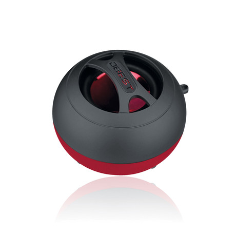 Solo Bluetooth Rechargeable Mini-Speaker // Black, Red