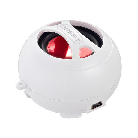 Solo Bluetooth Rechargeable Mini-Speaker // White