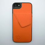 Wallet Stand for iPhone 5 // Orange