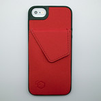 Wallet Stand for iPhone 5 // Red
