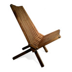 X36 Chair  (Teak Oil Finish, Set of 1)