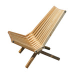 X36 Chair  (Teak Oil Finish, Set of 1)