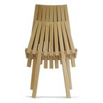 X36 Chair  (Teak Oil Finish, Set of 1)