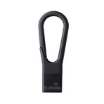 Carabiner 4GB Flash Drive // Black (Black)