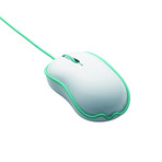 Nendo Rinkaku Wired Mouse (Blue)