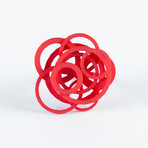 Open Circle Ring // Red (Size 7)