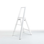 Lucano 3-Step Stool // White
