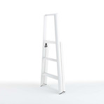 Lucano 3-Step Stool // White