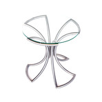 Flower End Table // Stainless Steel