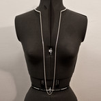 C Collar Necklace // Silver (Silver)