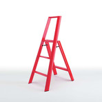 Lucano 3-Step Stool // Red